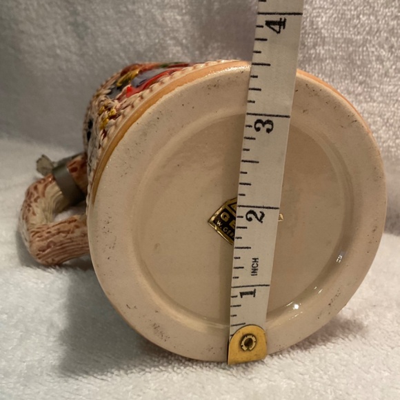 Vintage GERZ W. GERMANY 20 oz Stoneware Beer Stein with Pewter Lid - Picture 16 of 16